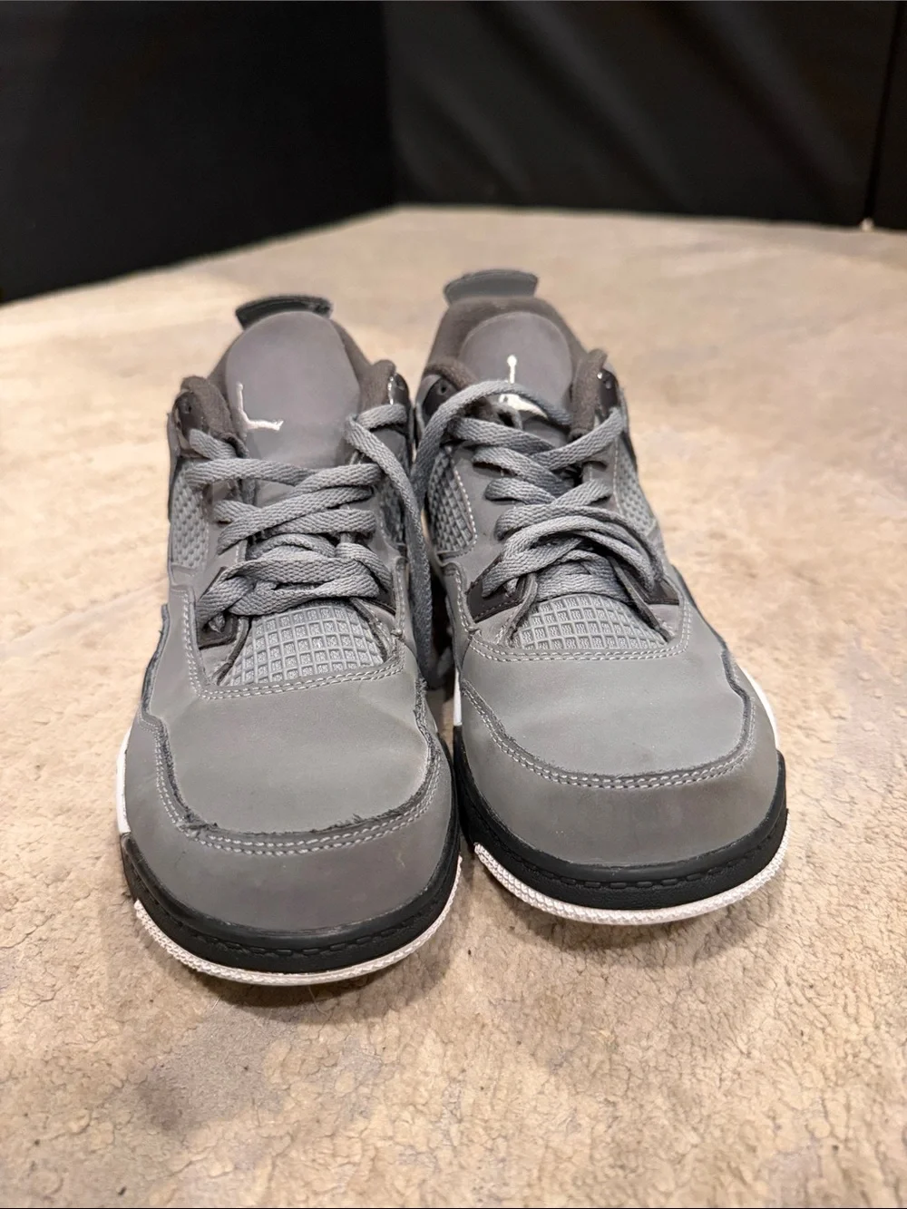 Air Jordan 4 Cool Grey‎ Retro Size 3y GS Sneakers 2019 408452-007 in GUC